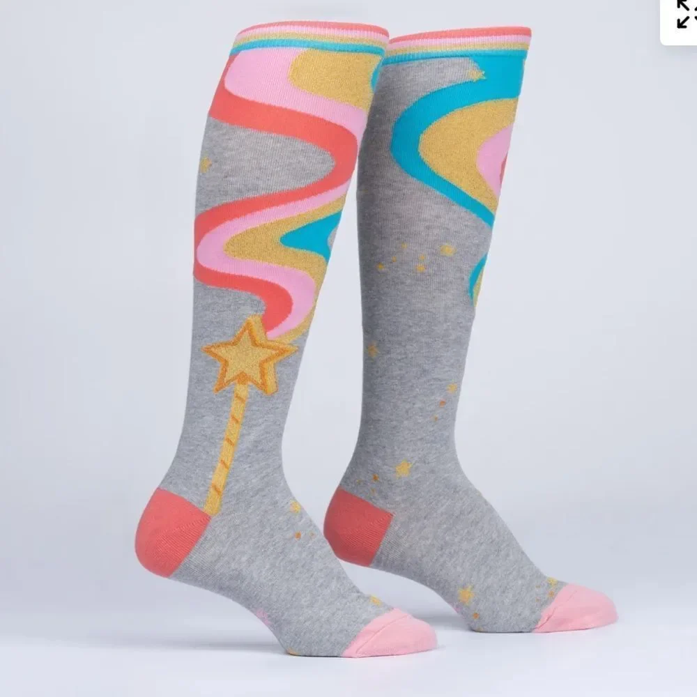 NWT Sock it To Me knee high ‘It’s Magic’ socks